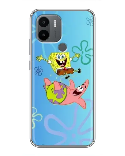 Чехол для Xiaomi Redmi A1 Plus с картинкой «Спанч Боб и Патрик»
