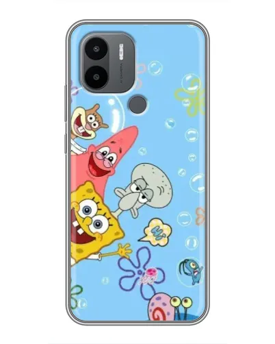 Чехол для Xiaomi Redmi A1 Plus с картинкой «Веселые пузырьки»