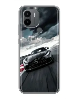 Чехол для Xiaomi Redmi A1 Plus с картинкой «Гоночный Mercedes AMG»