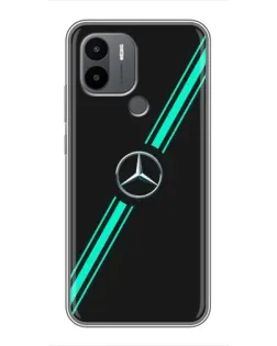 Чохол для Xiaomi Redmi A1 Plus з картинкою «Спортивні лінії Mercedes»