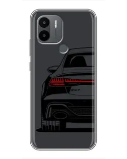 Чехол для Xiaomi Redmi A1 Plus с картинкой «Задняя часть Audi — арт»