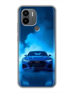 Чехол для Xiaomi Redmi A1 Plus с картинкой «Audi — голубая энергия»