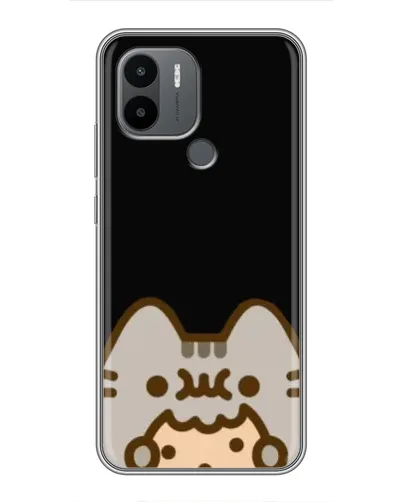 Чехол для Xiaomi Redmi A1 Plus с картинкой «Пушин на черном»