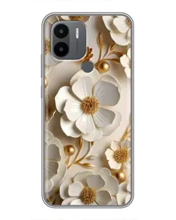 Чехол для Xiaomi Redmi A1 Plus с картинкой «Белие бумажние цвети» Чехол для Xiaomi Redmi A1 Plus с картинкой «Белие бумажние цвети»