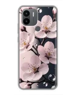 Чехол для Xiaomi Redmi A1 Plus с картинкой «Нежная сакура и капли» Чехол для Xiaomi Redmi A1 Plus с картинкой «Нежная сакура и капли»