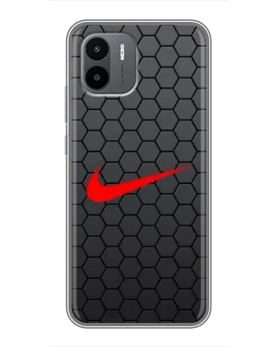 Чохол для Xiaomi Redmi A1 з картинкою «Nike — карбонова сітка»
