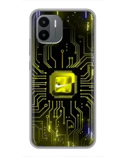Чохол для Xiaomi Redmi A1 з картинкою «Nike — золота іскра»