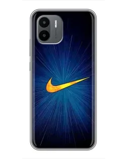 Чохол для Xiaomi Redmi A1 з картинкою «Синій пульс Nike» Чохол для Xiaomi Redmi A1 з картинкою «Синій пульс Nike»