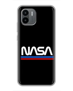 Чохол для Xiaomi Redmi A1 з картинкою «NASA — класика Red Blue»