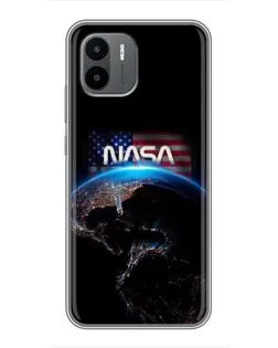 Чохол для Xiaomi Redmi A1 з картинкою «Земля з космосу NASA»