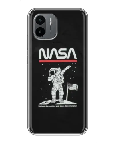 Чохол для Xiaomi Redmi A1 з картинкою «NASA — крокуємо по Місяцю»