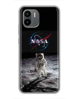 Чохол для Xiaomi Redmi A1 з картинкою «Астронавт на Місяці»