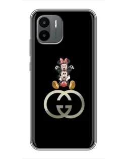 Чохол для Xiaomi Redmi A1 з картинкою «Мінні Маус на лого»