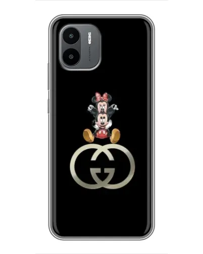 Чохол для Xiaomi Redmi A1 з картинкою «Мінні Маус на лого»