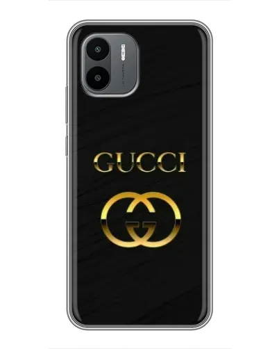Чохол для Xiaomi Redmi A1 з картинкою «Золотий логотип Gucci»