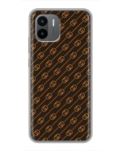 Чохол для Xiaomi Redmi A1 з картинкою «Gucci — золоті діагоналі»