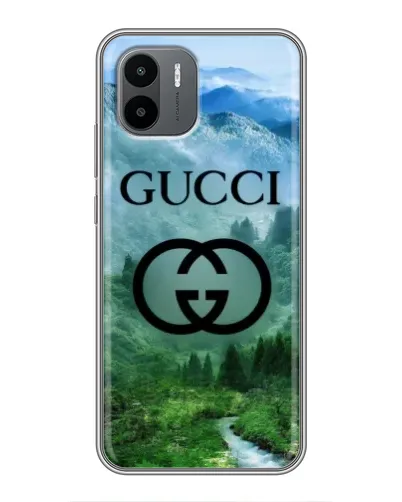 Чохол для Xiaomi Redmi A1 з картинкою «Gucci — гірський пейзаж»
