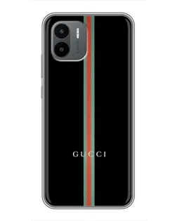 Чехол для Xiaomi Redmi A1 с картинкой «Gucci — строгая линия» Чехол для Xiaomi Redmi A1 с картинкой «Gucci — строгая линия»