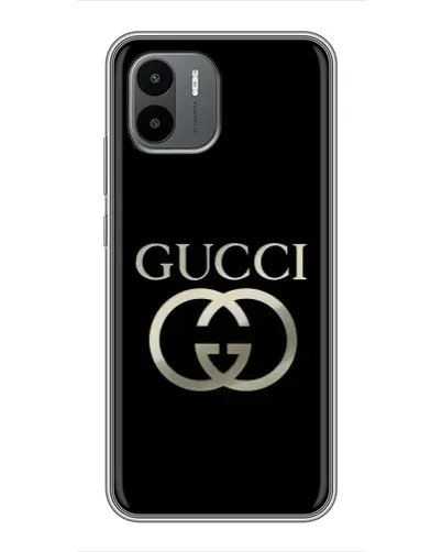 Чехол для Xiaomi Redmi A1 с картинкой «Gucci — золото на черном» Чехол для Xiaomi Redmi A1 с картинкой «Gucci — золото на черном»