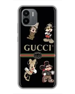 Чехол для Xiaomi Redmi A1 с картинкой «Gucci — герои Disney и монограмма» Чехол для Xiaomi Redmi A1 с картинкой «Gucci — герои Disney и монограмма»