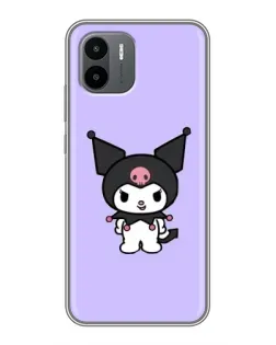 Чохол для Xiaomi Redmi A1 з картинкою «Kuromi — ніжний фіолетовий»