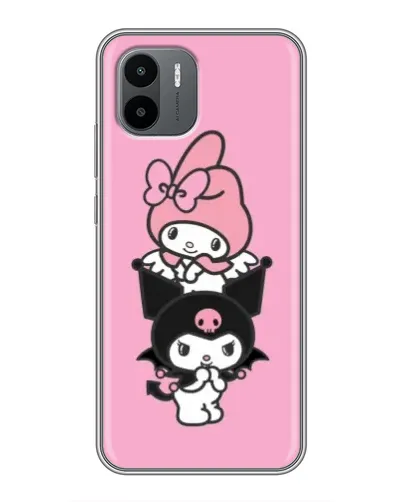 Чохол для Xiaomi Redmi A1 з картинкою «Тріо My Melody та Kuromi»