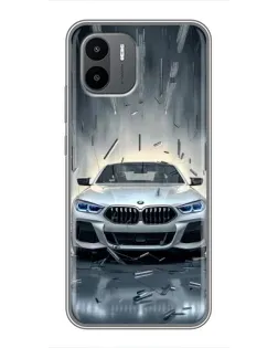 Чохол для Xiaomi Redmi A1 з картинкою «BMW у світлі фар»