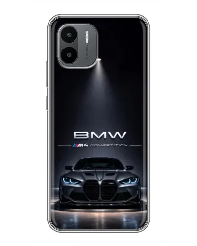 Чехол для Xiaomi Redmi A1 с картинкой «BMW сквозь ночной город» Чехол для Xiaomi Redmi A1 с картинкой «BMW сквозь ночной город»