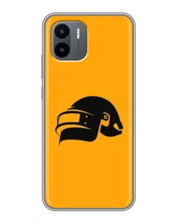 Чехол для Xiaomi Redmi A1 с картинкой «PUBG — золотой шлем»