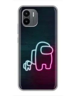 Чохол для Xiaomi Redmi A1 з картинкою «Among Us неон-арт» Чохол для Xiaomi Redmi A1 з картинкою «Among Us неон-арт»