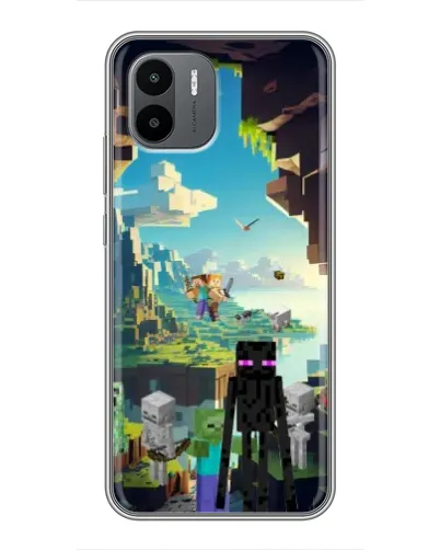 Чохол для Xiaomi Redmi A1 з картинкою «Ендермен у лісі»