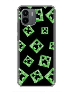 Чохол для Xiaomi Redmi A1 з картинкою «Паттерн з кріперами»