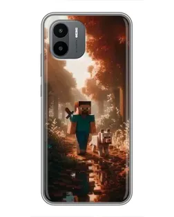 Чохол для Xiaomi Redmi A1 з картинкою «Стів у лісі»
