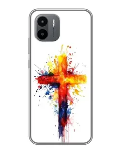 Чохол для Xiaomi Redmi A1 з картинкою «Акварельний хрест»