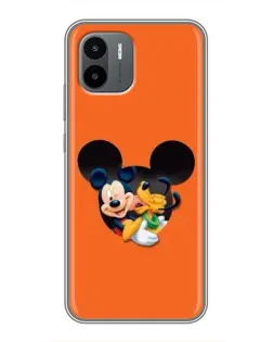 Чехол для Xiaomi Redmi A1 с картинкой «Сердце Микки Минни»