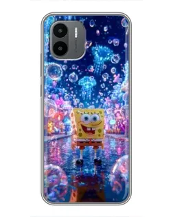 Чехол для Xiaomi Redmi A1 с картинкой «Неоновый океан»