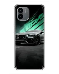 Чохол для Xiaomi Redmi A1 з картинкою «Темний Mercedes AMG»