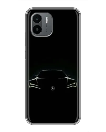 Чехол для Xiaomi Redmi A1 с картинкой «Mercedes — силуэт авто» Чехол для Xiaomi Redmi A1 с картинкой «Mercedes — силуэт авто»