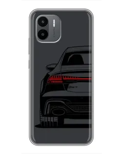 Чехол для Xiaomi Redmi A1 с картинкой «Задняя часть Audi — арт»