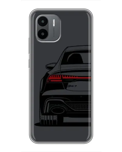 Чехол для Xiaomi Redmi A1 с картинкой «Задняя часть Audi — арт»
