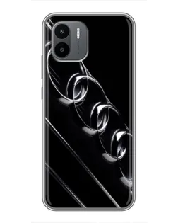 Чехол для Xiaomi Redmi A1 с картинкой «Audi — абстрактные кольца»