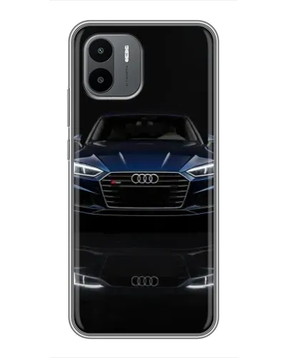 Чехол для Xiaomi Redmi A1 с картинкой «Audi — ночное отражение»