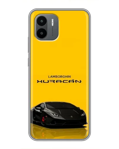 Чохол для Xiaomi Redmi A1 з картинкою «Lamborghini Huracan чорний»