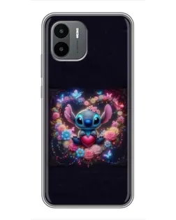 Чехол для Xiaomi Redmi A1 с картинкой «Stitch в цветах» Чехол для Xiaomi Redmi A1 с картинкой «Stitch в цветах»