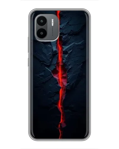 Чохол для Xiaomi Redmi A1 з картинкою «Червона лавова тріщина»