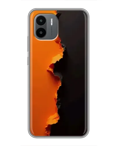 Чохол для Xiaomi Redmi A1 з картинкою «Помаранчевий розлом»
