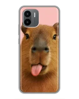 Чохол для Xiaomi Redmi A1 з картинкою «Капібара з язиком»