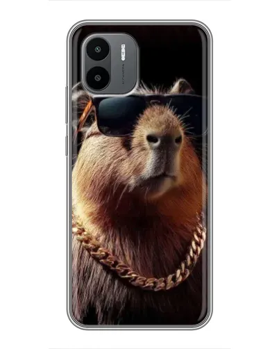 Чохол для Xiaomi Redmi A1 з картинкою «Капібара золотий ланцюг»