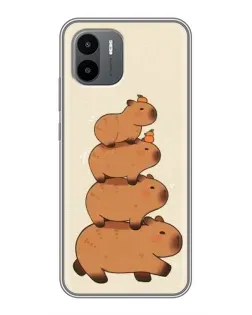 Чохол для Xiaomi Redmi A1 з картинкою «Вежа з капібар»