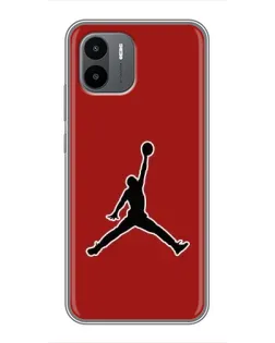 Чохол для Xiaomi Redmi A2 з картинкою «Jordan Red Back»